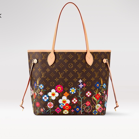 NWT Louis Vuitton LV x Murakami TM Neverfull Tote Bag MM - Picture 1 of 13